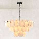 Black three-tier scalloped fixture including canopy