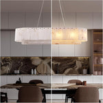 Modern Alabaster Chandelier by Dalmivik, product or room detail view
