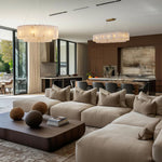Modern Alabaster Chandelier by Dalmivik, product or room detail view