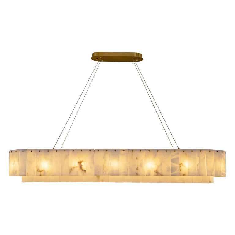 Modern Alabaster Chandelier by Dalmivik, product or room detail view
