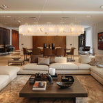 Modern Alabaster Chandelier by Dalmivik, product or room detail view