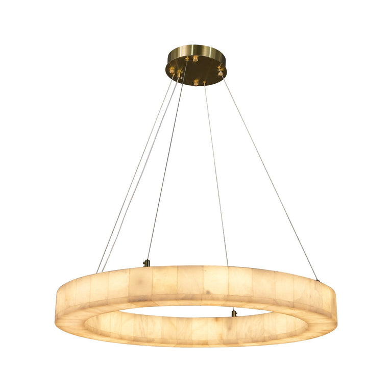 Modern Alabaster Chandelier by Dalmivik, product or room detail view