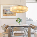 Modern Alabaster Chandelier by Dalmivik, product or room detail view
