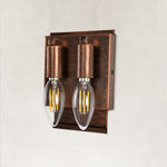 Natural Rattan Wall Sconce in Natural Brown - material detail