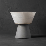 Pearl Modern Table Lamp For Bedside by Dalmivik, complete fixture view