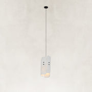 Offset White Marble Blade Pendant shown against a neutral background