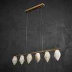 Onda Modern Linear Pendant Lighting L47.2" by Dalmivik, complete fixture view