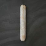 Ovale Modern Alabaster Linear Wall Sconce by Dalmivik, complete fixture view