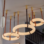Pendant Light A Alabaster Ring Ceiling Lamp by Dalmivik, product or room detail view
