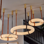 Pendant Light A Alabaster Ring Ceiling Lamp by Dalmivik, product or room detail view