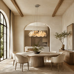 Petal Marble Chandelier 31.5