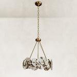 Product detail of Ringed Marble Disc Chandelier 23.6