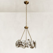 Product detail of Ringed Marble Disc Chandelier 23.6