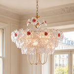 Rosalie Grande Glass Flower Chandelier
