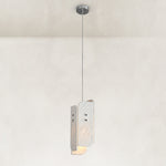 Rounded Four-Panel Marble Pendant shown in full against a neutral background