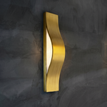 Veya Modern Ribbon Wall Sconce Lamps by Dalmivik, complete fixture view