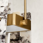 Product detail of Staggered Marble Panel Chandelier 41.3