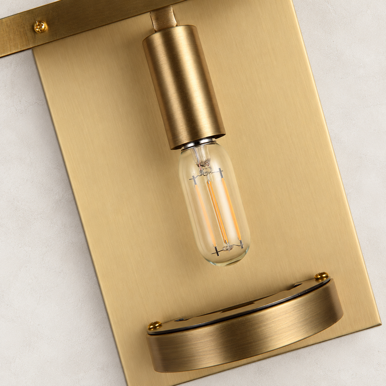 crystal wall sconce component detail