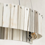 Product detail of Striated Marble Double-Ring Chandelier 31.5