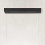 Black rectangular canopy detail