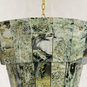 Product detail of Tapered Marble Panel Chandelier 23.6