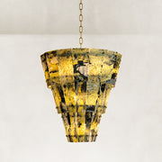 Tapered Marble Panel Chandelier 23.6
