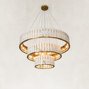 Three-Tier Marble Ring Chandelier 49.2
