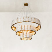 Three-Tier Marble Ring Chandelier 49.2