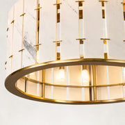 Product detail of Three-Tier Marble Ring Chandelier 49.2