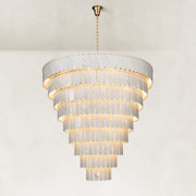 Tiered Marble Cone Chandelier 79.9