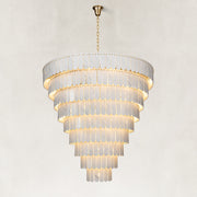 Tiered Marble Cone Chandelier 79.9