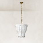 Product detail of Tiered Tapered Marble Pendant against a neutral background