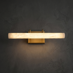 Horizontal Tube Wall Sconce by Dalmivik, complete fixture view
