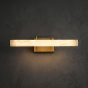 Horizontal Tube Wall Sconce by Dalmivik, complete fixture view