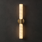 Twin Stick Wall Sconce by Dalmivik, complete fixture view