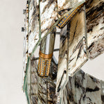 Product detail of Two-Tier Marble Panel Drum Chandelier 25.6