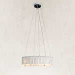 Two-Tier White Marble Ring Chandelier 31.5