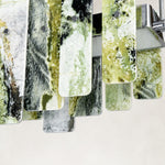 Product detail of Variegated Marble Blade Chandelier 31.5