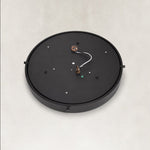 Veined Stone Diffuser Flush Mount - large-size rear mounting view