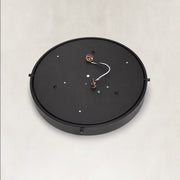 Veined Stone Diffuser Flush Mount - large-size rear mounting view