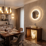 Alabaster Mirror D6 Alabaster Wall Sconce by Dalmivik, product or room detail view