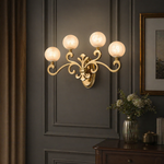 Antique 4-Orb Wall Alabaster by Dalmivik, product or room detail view