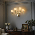 Antique 4-Orb Wall Alabaster by Dalmivik, product or room detail view