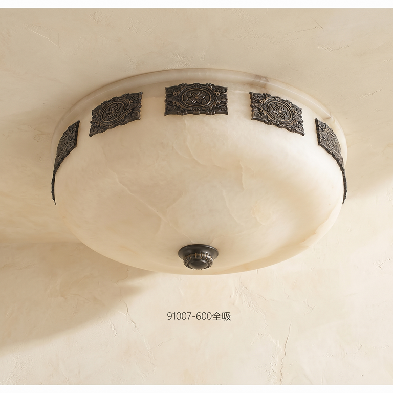 Antique Rim Ceiling Alabaster by Dalmivik, product or room detail view