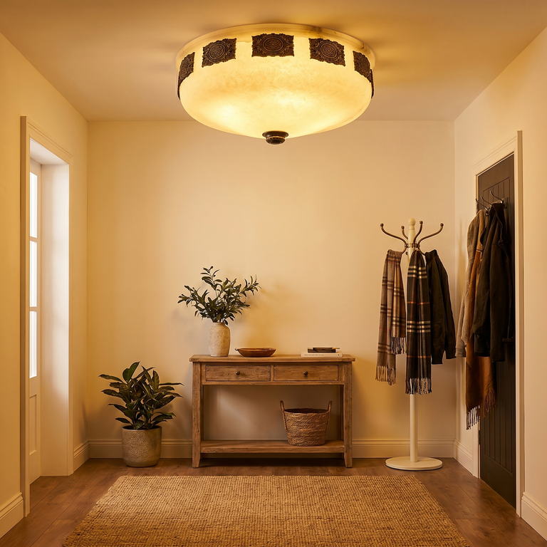 Antique Rim Ceiling Alabaster by Dalmivik, product or room detail view
