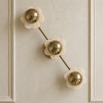 Brass Flower Wall Alabaster by Dalmivik, product or room detail view
