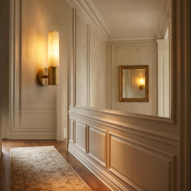 Cylinder Mini Wall Alabaster by Dalmivik, product or room detail view
