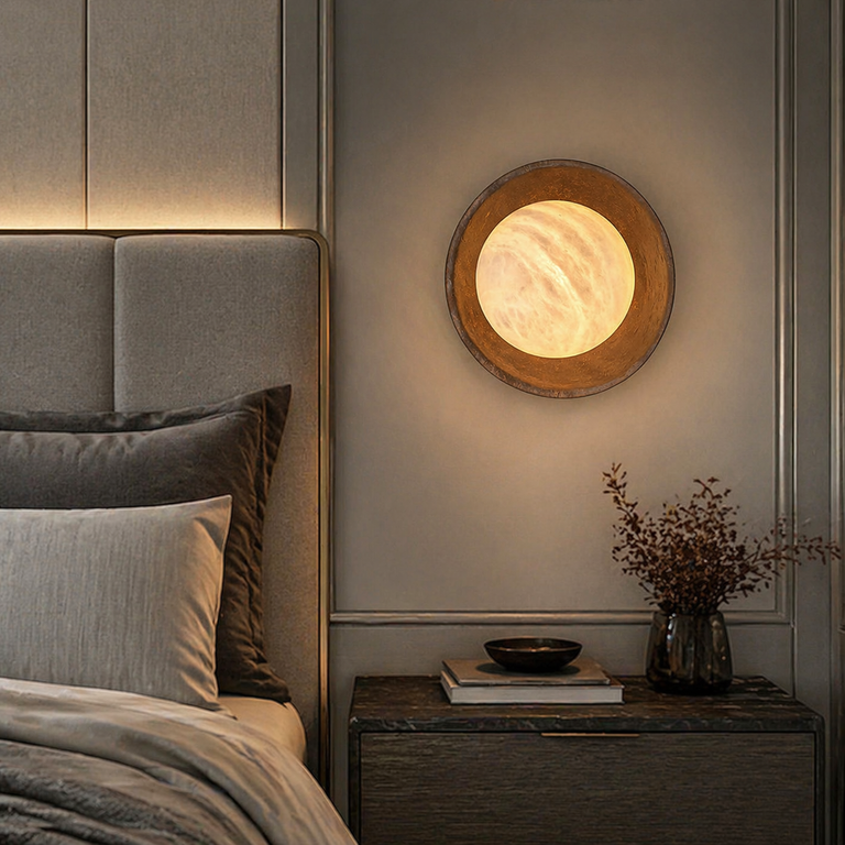 Disc Bronze Wall Alabaster by Dalmivik, product or room detail view