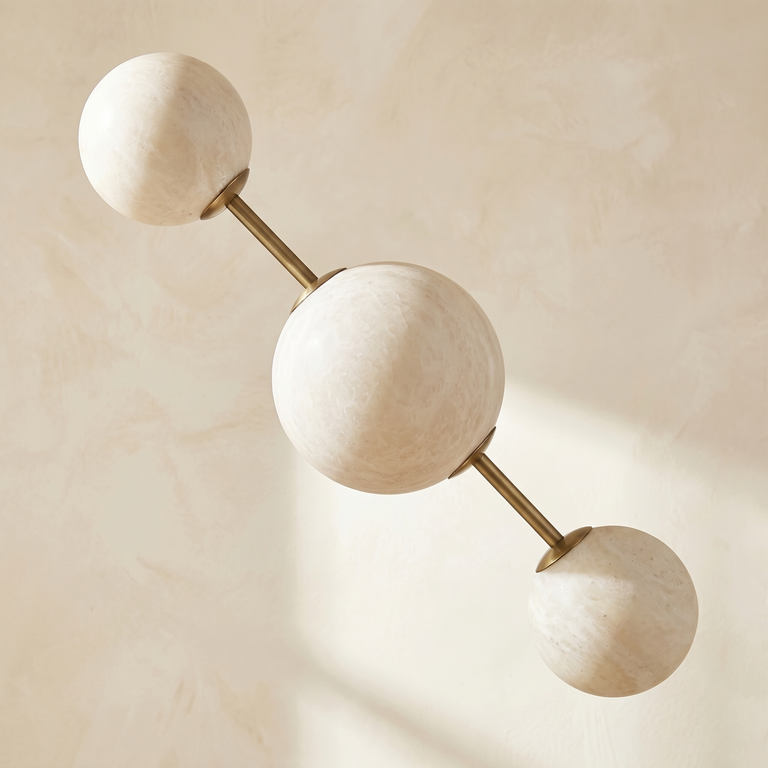 Duo/Triple Orb Wall (extra) Alabaster by Dalmivik, product or room detail view