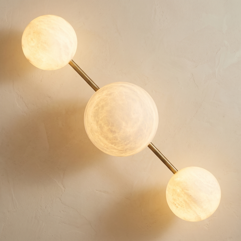 Duo/Triple Orb Wall (extra) Alabaster by Dalmivik, product or room detail view